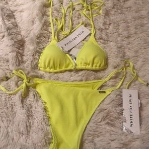 Two piece bathing suit